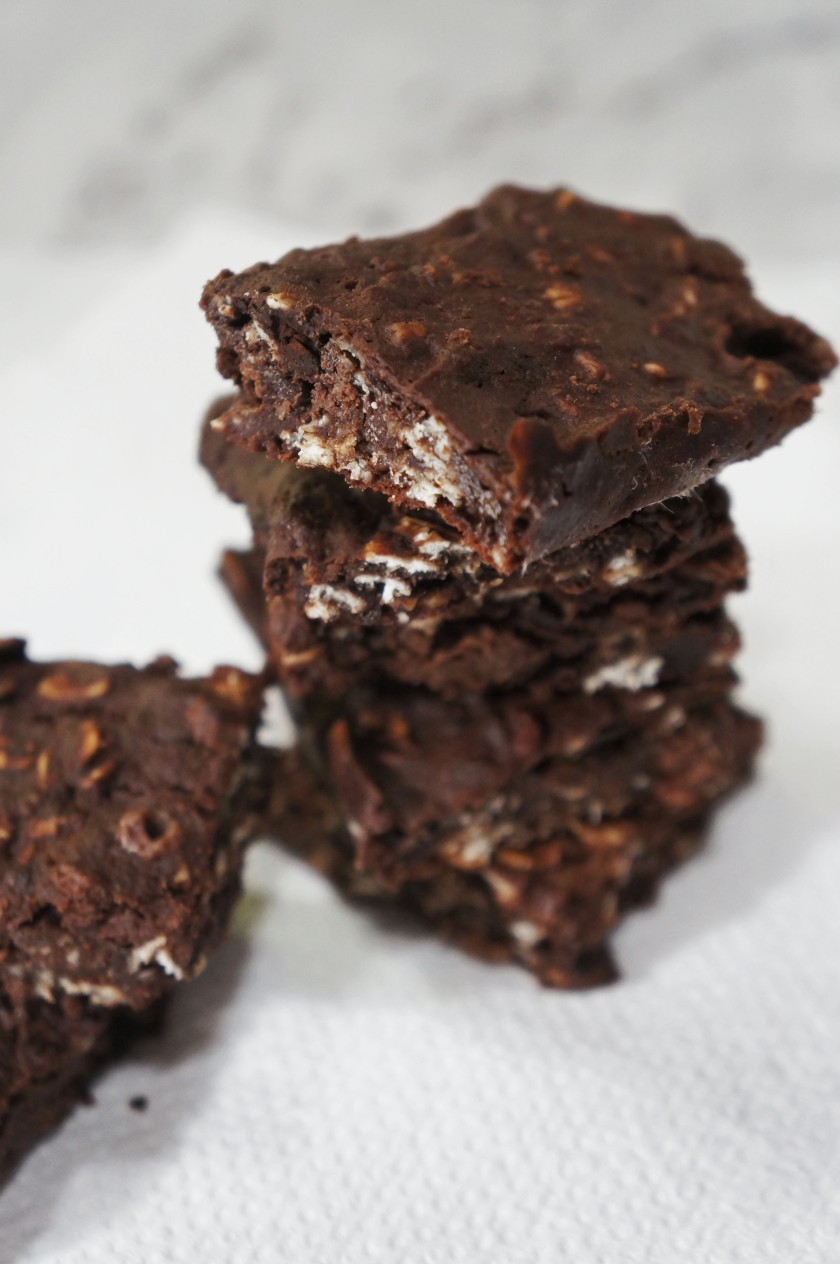A 'healthy' brownie with less butter and sugar, but just as delicious fudgey texture